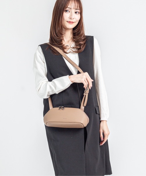 ADD CULUMN(アドカラム)の「【ADD CULUMN/アドカラム】ボディバッグ FIGRE BODYBAG S(ボディバッグ/ウエストポーチ・レディース・ブラック/ブラウン/アイボリー/ピンク・FREE)」の15枚目の写真