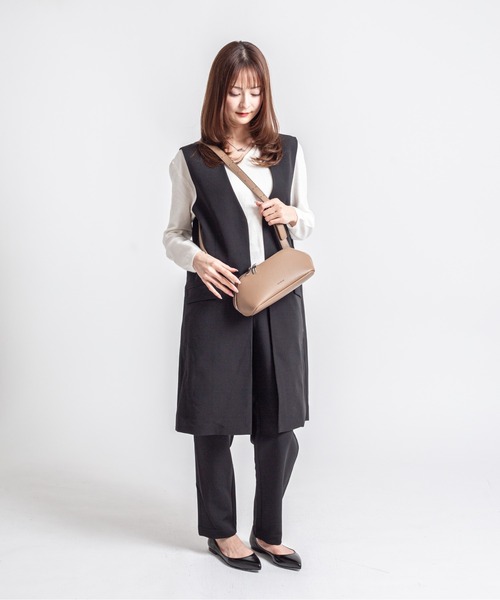 ADD CULUMN(アドカラム)の「【ADD CULUMN/アドカラム】ボディバッグ FIGRE BODYBAG S(ボディバッグ/ウエストポーチ・レディース・ブラック/ブラウン/アイボリー/ピンク・FREE)」の20枚目の写真