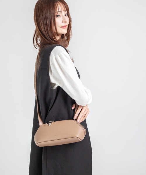 ADD CULUMN(アドカラム)の「【ADD CULUMN/アドカラム】ボディバッグ FIGRE BODYBAG S(ボディバッグ/ウエストポーチ・レディース・ブラック/ブラウン/アイボリー/ピンク・FREE)」の17枚目の写真