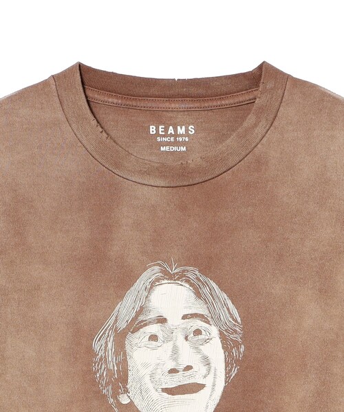 BEAMS(ビームス)の「ポートレイト Tシャツ【ベーシックフィット】(Tシャツ/カットソー・メンズ・ブラウン系その他5/ブラック系その他4・S/M/L/XL)」の10枚目の写真