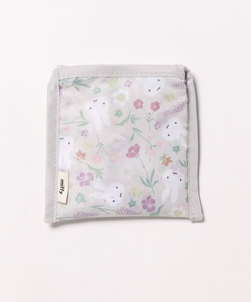 Dick Bruna(ディックブルーナ)の「MIFFY FLORAL PATTERN ショッピングバッグ S(エコバッグ/サブバッグ・レディース・ピンク/ベージュ・FREE)」の11枚目の写真