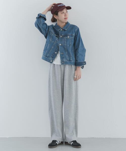 URBAN RESEARCH Sonny Label（アーバンリサーチサニーレーベル）の「メルティスウェットバレルパンツ（その他パンツ・レディース・グレー/ネイビー・FREE）」の6枚目の写真