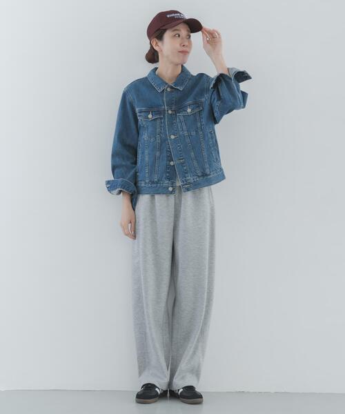 URBAN RESEARCH Sonny Label（アーバンリサーチサニーレーベル）の「メルティスウェットバレルパンツ（その他パンツ・レディース・グレー/ネイビー・FREE）」の7枚目の写真