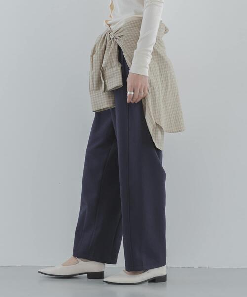 URBAN RESEARCH Sonny Label（アーバンリサーチサニーレーベル）の「メルティスウェットバレルパンツ（その他パンツ・レディース・グレー/ネイビー・FREE）」の15枚目の写真