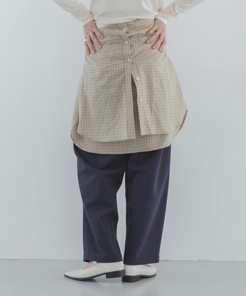 URBAN RESEARCH Sonny Label（アーバンリサーチサニーレーベル）の「メルティスウェットバレルパンツ（その他パンツ・レディース・グレー/ネイビー・FREE）」の16枚目の写真