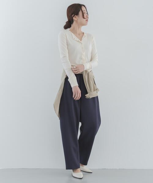 URBAN RESEARCH Sonny Label（アーバンリサーチサニーレーベル）の「メルティスウェットバレルパンツ（その他パンツ・レディース・グレー/ネイビー・FREE）」の19枚目の写真