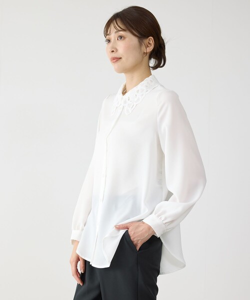 Jayro(ジャイロ)の「衿レースブラウス(シャツ/ブラウス・レディース・ラベンダー/ホワイト系その他・M)」の21枚目の写真