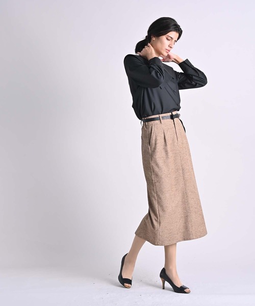 RAW FUDGE（ローファッジ）の「アシメカラーブラウス（シャツ/ブラウス・レディース・ブラック/オフホワイト・M）」の16枚目の写真