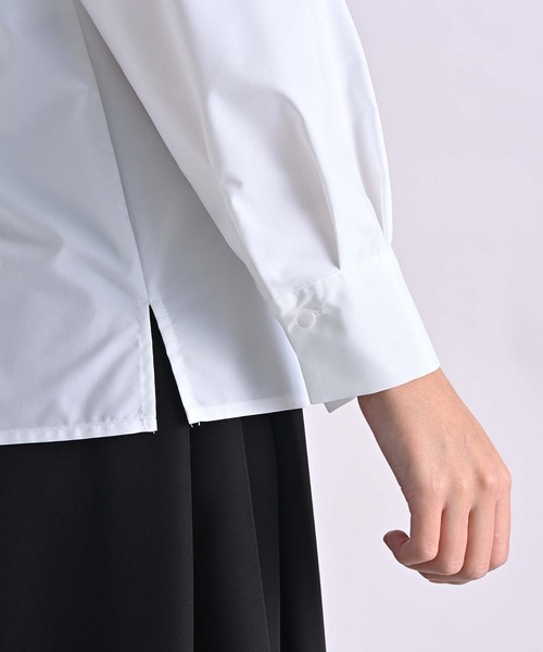 RAW FUDGE（ローファッジ）の「アシメカラーブラウス（シャツ/ブラウス・レディース・ブラック/オフホワイト・M）」の19枚目の写真