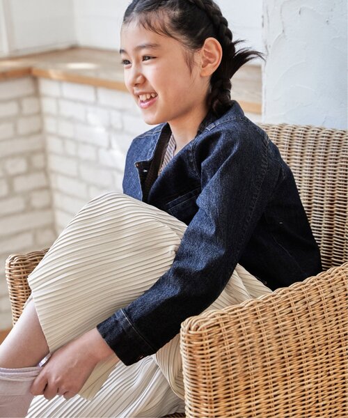 ikka（イッカ）の「【親子コーデ】カットプリーツワイドパンツ（120~160cm）（その他パンツ・キッズ・グレイッシュベージュ/チャコール・150/140/130/120/160）」の15枚目の写真