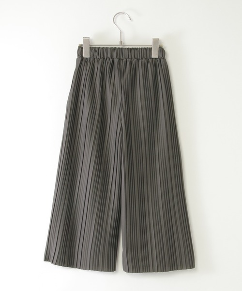 ikka（イッカ）の「【親子コーデ】カットプリーツワイドパンツ（120~160cm）（その他パンツ・キッズ・グレイッシュベージュ/チャコール・150/140/130/120/160）」の4枚目の写真
