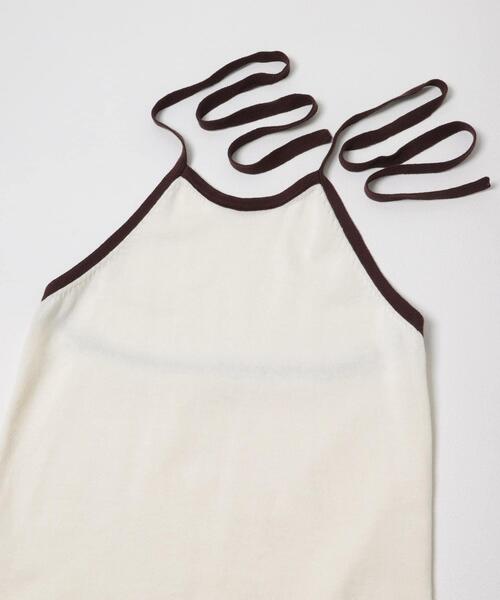 KBF（ケイビーエフ）の「バイカラービスチェSETトップス（Tシャツ/カットソー・レディース・ホワイト系その他/ブラウン系その他・ONE）」の11枚目の写真