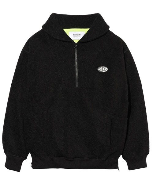 Hombre Nino(オンブレニーニョ)の「Hombre Nino VENTILATION BOA FLEECE HALF ZIP HN0232-CT0001(ブルゾン・メンズ・グリーン/ブラック・M/L)」の1枚目の写真
