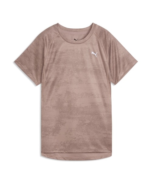 PUMA(プーマ)の「PUMA プーマ ウィメンズ ランニング ヴェロシティ AOP 半袖 Tシャツ(Tシャツ/カットソー・レディース・ブラウン系その他/ブラック・MEDIUM/LARGE/X-LARGE/SMALL)」の2枚目の写真