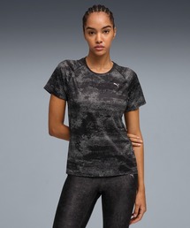 PUMA プーマ ウィメンズ ランニング ヴェロシティ AOP 半袖 Tシャツ
