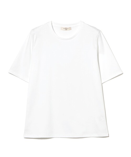 スムース ハーフスリーブ Tシャツ（Tシャツ/カットソー）｜Demi-Luxe