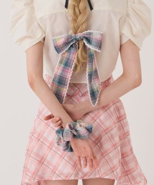 kaorinomori（カオリノモリ）の「kaorinomori  クローブシュシュ / カオリノモリ（シュシュ・レディース・レッド/グリーン/スカイブルー/レモンイエロー・FREE）」の10枚目の写真