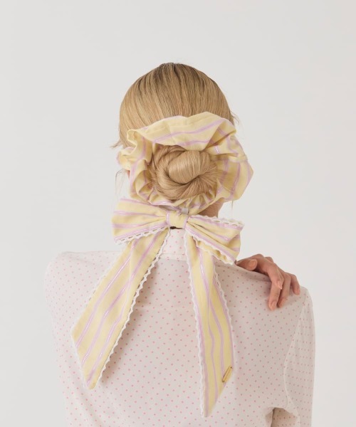 kaorinomori（カオリノモリ）の「kaorinomori  クローブシュシュ / カオリノモリ（シュシュ・レディース・レッド/グリーン/スカイブルー/レモンイエロー・FREE）」の21枚目の写真