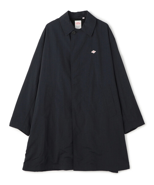 DANTON(ダントン)の「Men's Nylon Tusser Balmacaan Coat(ステンカラーコート・メンズ・ネイビー/ベージュ/ブルー・44/40/38/42)」の1枚目の写真