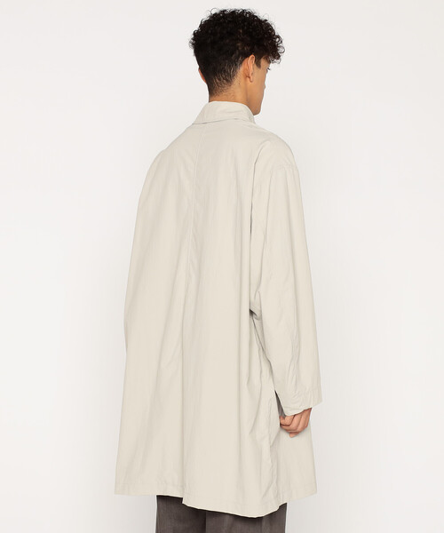 DANTON(ダントン)の「Men's Nylon Tusser Balmacaan Coat(ステンカラーコート・メンズ・ネイビー/ベージュ/ブルー・44/40/38/42)」の10枚目の写真