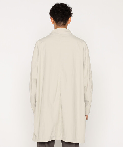 DANTON(ダントン)の「Men's Nylon Tusser Balmacaan Coat(ステンカラーコート・メンズ・ネイビー/ベージュ/ブルー・44/40/38/42)」の9枚目の写真
