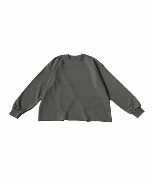 antiqua(アンティカ)の「バックデザイン プルオーバー(Tシャツ/カットソー・レディース・ピンク系その他/アイボリー/チャコールグレー・FREE)」の16枚目の写真