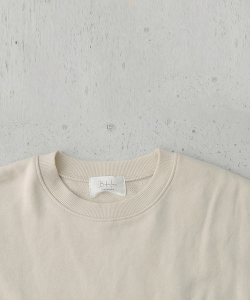 antiqua(アンティカ)の「バックデザイン プルオーバー(Tシャツ/カットソー・レディース・ピンク系その他/アイボリー/チャコールグレー・FREE)」の18枚目の写真