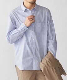 SHIPS: 〈MADE IN JAPAN〉ハイカウント ワッシャー レギュラーカラーシャツ