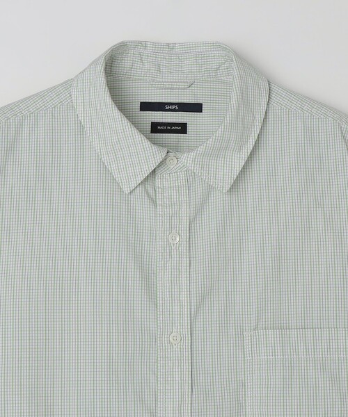 SHIPS(シップス)の「SHIPS: 〈MADE IN JAPAN〉ハイカウント ワッシャー レギュラーカラーシャツ(シャツ/ブラウス・メンズ・グレー/ブルー/ライトグリーン/ベージュ/オレンジ・SMALL/MEDIUM/LARGE)」の14枚目の写真
