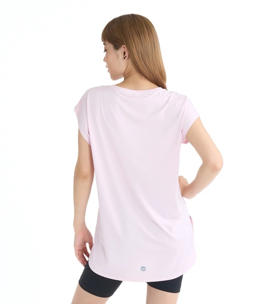 ROXY(ロキシー)の「ROXY ウィメンズ FITNESS OWN YOUR PACE Tシャツ 【2026年春夏モデル】/ロキシー速乾UVカットノースリーブ(Tシャツ/カットソー・レディース・ブラック/ピンク/ホワイト・SMALL/MEDIUM/LARGE)」の16枚目の写真