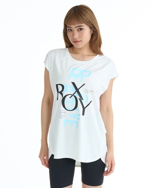 ROXY(ロキシー)の「ROXY ウィメンズ FITNESS OWN YOUR PACE Tシャツ 【2026年春夏モデル】/ロキシー速乾UVカットノースリーブ(Tシャツ/カットソー・レディース・ブラック/ピンク/ホワイト・SMALL/MEDIUM/LARGE)」の13枚目の写真