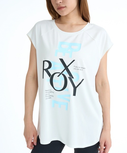 ROXY(ロキシー)の「ROXY ウィメンズ FITNESS OWN YOUR PACE Tシャツ 【2026年春夏モデル】/ロキシー速乾UVカットノースリーブ(Tシャツ/カットソー・レディース・ブラック/ピンク/ホワイト・SMALL/MEDIUM/LARGE)」の15枚目の写真