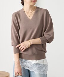 RIVE DROITE | 【軽くしなやかな着心地】ライトギマバックボリュームニット(ニット/セーター)
