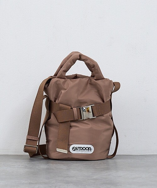 OUTDOOR PRODUCTS(アウトドアプロダクツ)の「【OUTDOOR PRODUCTS】2way Belt Tote(SS) ベルト ミニ トートバッグ(トートバッグ・レディース・アイボリー/ブラック/モカ・フリー)」の3枚目の写真