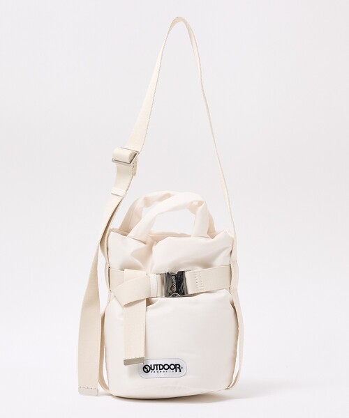 OUTDOOR PRODUCTS(アウトドアプロダクツ)の「【OUTDOOR PRODUCTS】2way Belt Tote(SS) ベルト ミニ トートバッグ(トートバッグ・レディース・アイボリー/ブラック/モカ・フリー)」の15枚目の写真