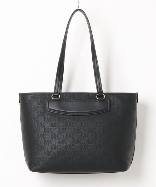 MICHAEL KORS(マイケルコース)の「JET SET TRAVEL ロゴエンボス レザー トートバッグ ミディアム(トートバッグ・レディース・ブラック・FREE)」の5枚目の写真