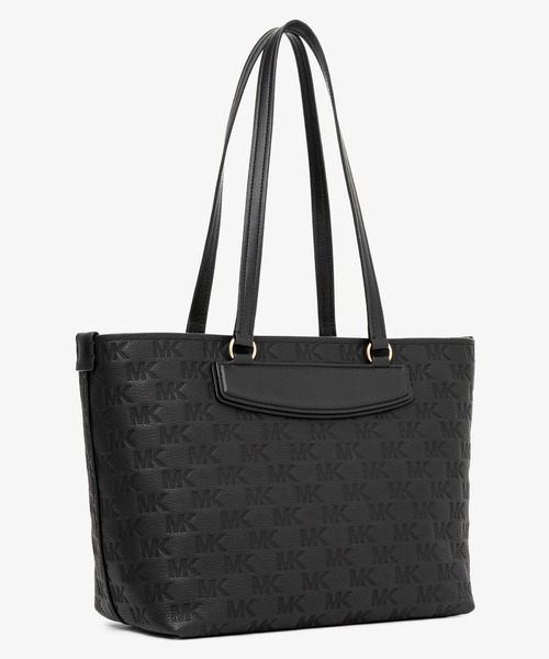 MICHAEL KORS(マイケルコース)の「JET SET TRAVEL ロゴエンボス レザー トートバッグ ミディアム(トートバッグ・レディース・ブラック・FREE)」の4枚目の写真