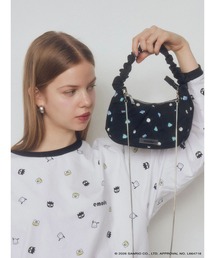 【はぴだんぶい】GATHER HANDLE PATTERN MINI BAG