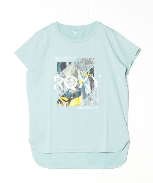 ROXY（ロキシー）の「ロキシー ROXY フィットネス 半袖Tシャツ（Tシャツ/カットソー・レディース・ホワイト/ブラック/ライトグリーン・L/M）」の12枚目の写真