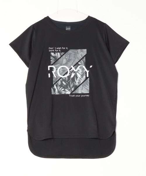 ROXY（ロキシー）の「ロキシー ROXY フィットネス 半袖Tシャツ（Tシャツ/カットソー・レディース・ホワイト/ブラック/ライトグリーン・L/M）」の14枚目の写真