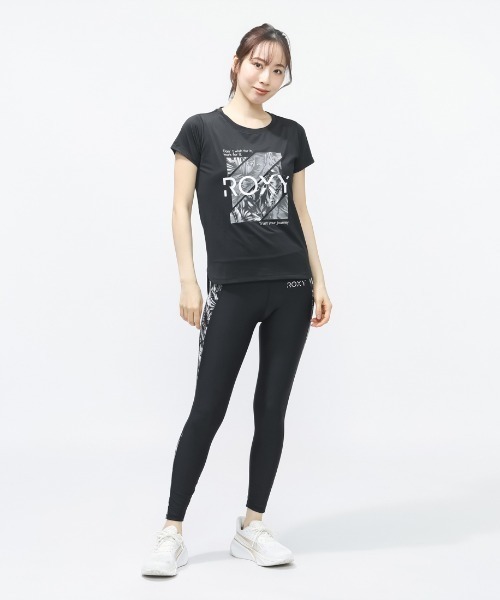 ROXY（ロキシー）の「ロキシー ROXY フィットネス 半袖Tシャツ（Tシャツ/カットソー・レディース・ホワイト/ブラック/ライトグリーン・L/M）」の8枚目の写真