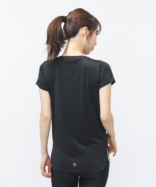 ROXY（ロキシー）の「ロキシー ROXY フィットネス 半袖Tシャツ（Tシャツ/カットソー・レディース・ホワイト/ブラック/ライトグリーン・L/M）」の7枚目の写真