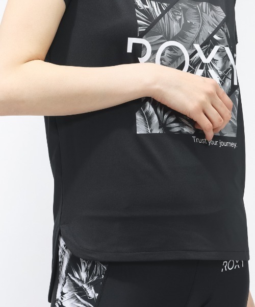 ROXY（ロキシー）の「ロキシー ROXY フィットネス 半袖Tシャツ（Tシャツ/カットソー・レディース・ホワイト/ブラック/ライトグリーン・L/M）」の10枚目の写真