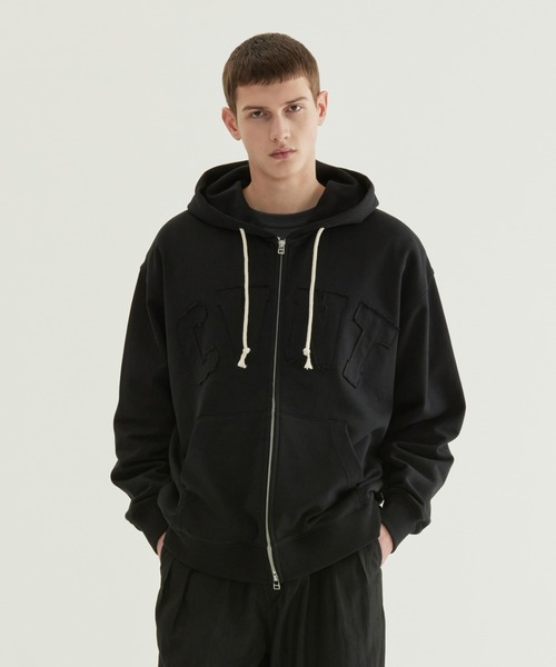 COVERNAT（カバーナット）の「[SOOBIN着用] CVNT VINTAGE ZIP-UP HOODIE（パーカー・メンズ・ブラック/ライトカーキ・X-SMALL/SMALL/MEDIUM/LARGE/X-LARGE/XX-LARGE）」の11枚目の写真