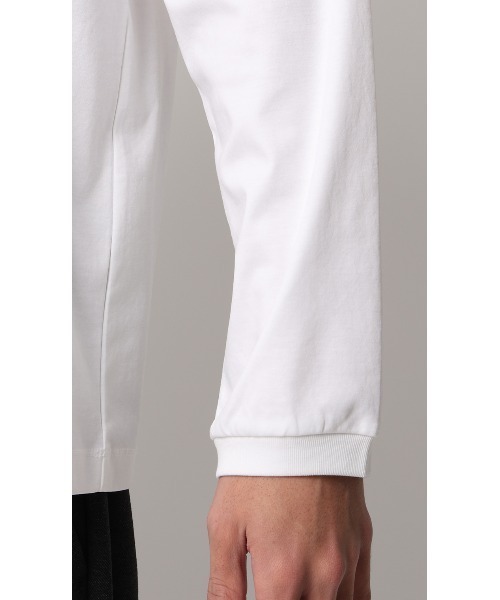 AOYAMA(アオヤマ)の「形態安定ロングTシャツ【COOL CONTACT】【#すご】<綿100%の高級感のあるシルケットスムース素材をイージーケアで>(Tシャツ/カットソー・メンズ・ホワイト/ブルー/ネイビー・LL/L/M/S)」の9枚目の写真