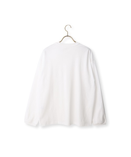 AOYAMA(アオヤマ)の「形態安定ロングTシャツ【COOL CONTACT】【#すご】<綿100%の高級感のあるシルケットスムース素材をイージーケアで>(Tシャツ/カットソー・メンズ・ホワイト/ブルー/ネイビー・LL/L/M/S)」の11枚目の写真