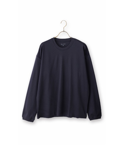 AOYAMA(アオヤマ)の「形態安定ロングTシャツ【COOL CONTACT】【#すご】<綿100%の高級感のあるシルケットスムース素材をイージーケアで>(Tシャツ/カットソー・メンズ・ホワイト/ブルー/ネイビー・LL/L/M/S)」の15枚目の写真