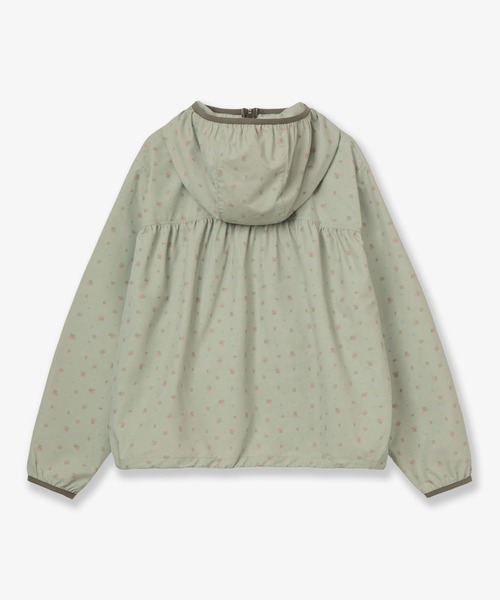 aeae（エーイーエーイー）の「FLOWER WINDBREAKER JACKET（ナイロンジャケット・レディース・ホワイト/カーキ・FREE）」の8枚目の写真