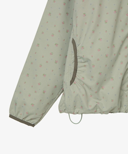 aeae（エーイーエーイー）の「FLOWER WINDBREAKER JACKET（ナイロンジャケット・レディース・ホワイト/カーキ・FREE）」の10枚目の写真