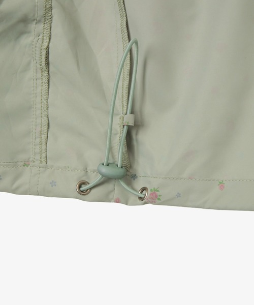 aeae（エーイーエーイー）の「FLOWER WINDBREAKER JACKET（ナイロンジャケット・レディース・ホワイト/カーキ・FREE）」の12枚目の写真